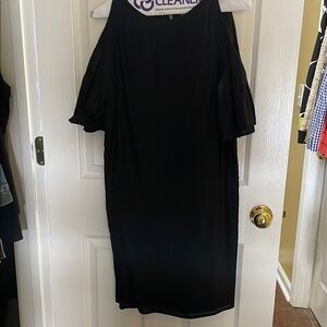 OLD NAVY Black Women's Cold Shoulder Dress